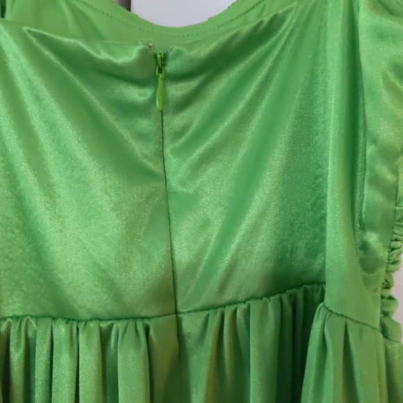 Green cocktail dress size XS. New with tags - Picture 4 of 5